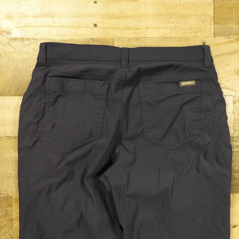 Eddie Bauer Fleece-Lined Tech Pants Men’s 32x30 Navy Winter Outdoor - Picture 11 of 14